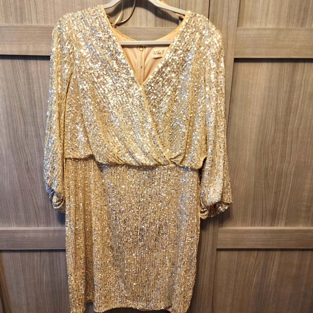 Eliza J "disco ball" dress